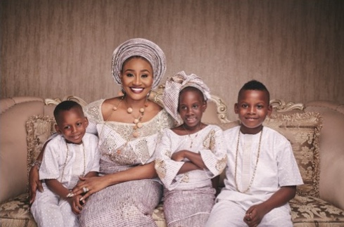Abisola with her family